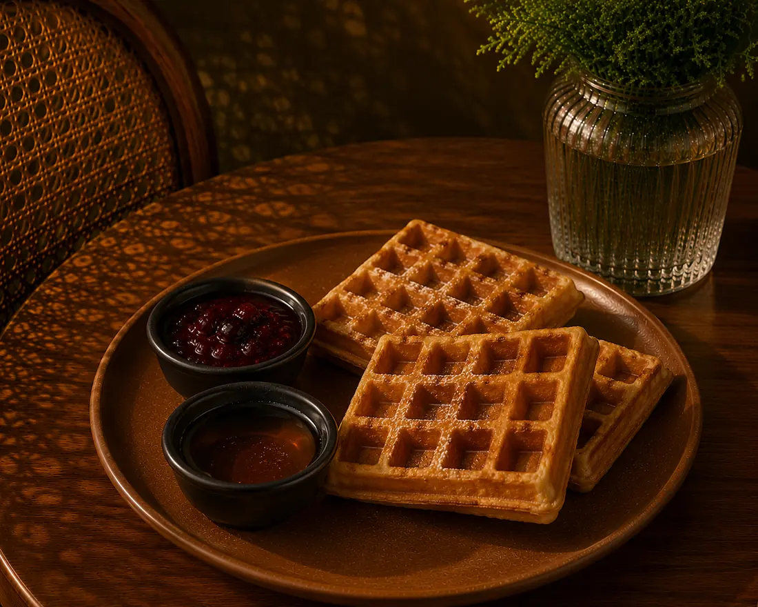 Porción de Waffles
